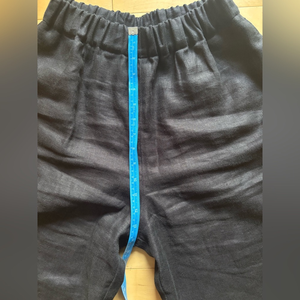 JIMI black linen pants - Picture 4 of 11
